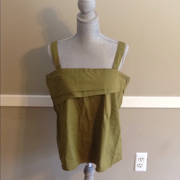 New York & Company Tops - HP 7/22!! Great New York & co olive green tank.